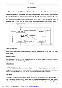Claw Machine Operation Manual | PDF | Ac Power Plugs And Sockets ...
