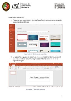 Crear una presentación 
1. Para crear una presentación, abrimos PowerPoint y seleccionamos la opción 
presentación en blanc