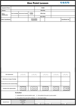 One Point Lesson Template Overview | PDF