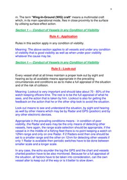 9 
m. The term "Wing-In-Ground (WIG) craft" means a multimodal craft 
which, in its main operational mode, flies in close p