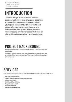 Interior Design Proposal Overview | PDF | Design | Interior Design
