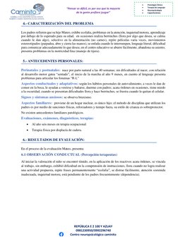 REPÚBLICA E 2 100 Y AZUAY 
0981230950/0992296740 
Centro neuropsicológico caminito 
 
• 
Psicología Clínica 
• 
Terapia de