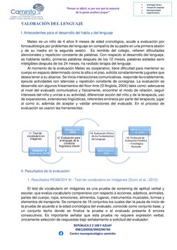 REPÚBLICA E 2 100 Y AZUAY 
0981230950/0992296740 
Centro neuropsicológico caminito 
 
• 
Psicología Clínica 
• 
Terapia de