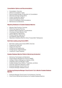 Exadata Database Machine Implementation Guide | PDF | Databases ...