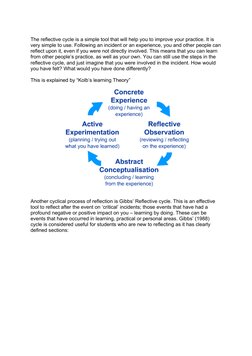 Professional Development in Residential Care | PDF | Reflective ...