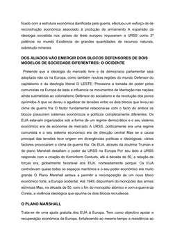 ficado com a estrutura económica danificada pela guerra, efectuou um esforço de de
reconstrução  económica  associado  à  pro