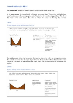 Long Profile of a River Explained | PDF