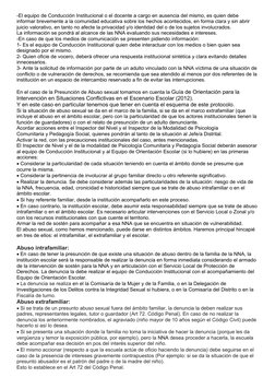 -El equipo de Conducción Institucional o el docente a cargo en ausencia del mismo, es quien debe 
informar brevemente a la co