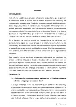 2 | P á g i n a  
INFORME 
 
INTRODUCCIÓN: 
 Este informe académico, se analizará críticamente las cuestiones que se pl