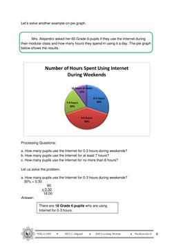 Math 6 Q4 W5: Pie Graph Problems | PDF | Pie Chart | Percentage