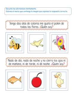 Adivinanzas Cortas para Niños de 4 Años | PDF