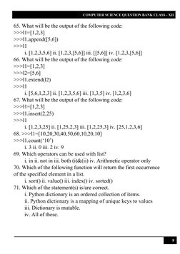 Class 12 Python Revision Questions | PDF | Control Flow | Python ...