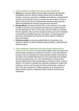 Impacto de la Basura en la Vida Diaria | PDF | Residuos | Contaminación