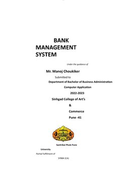 C++ Bank Management System Project | PDF | Banks | Bank Account