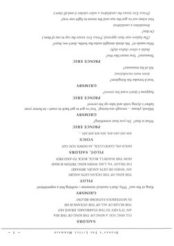 Little Mermaid Script Pdf Little Mermaid Script | PDF
