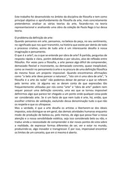 Este trabalho foi desenvolvido no âmbito da disciplina de filosofia e tem como
principal objetivo o aprofundamento da filosof