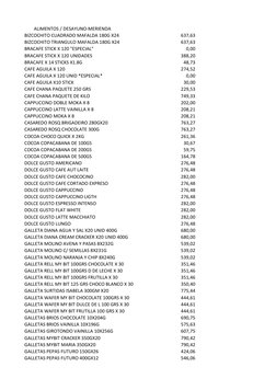 ALIMENTOS / DESAYUNO-MERIENDA
BIZCOCHITO CUADRADO MAFALDA 180G X24
637,63
BIZCOCHITO TRIANGULO MAFALDA 180G X24
637,6