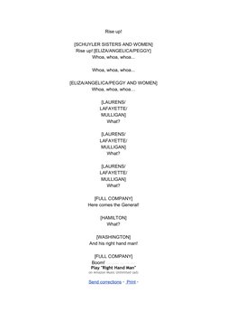 Right Hand Man Lyrics Analysis | PDF | Hamilton (Musical) | Alexander ...