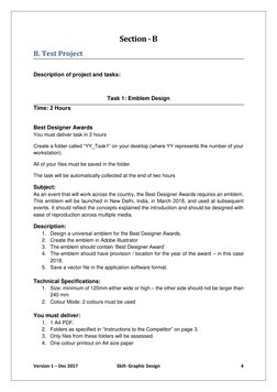 Graphic Design Test Project Guidelines | PDF | Graphic Design | Computing