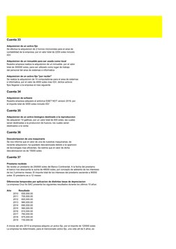 Cuenta 33
Adquisicion de un activo fijo
Se efectua la adquisicion de 2 hornos microondas para el area de 
contabilidad de la