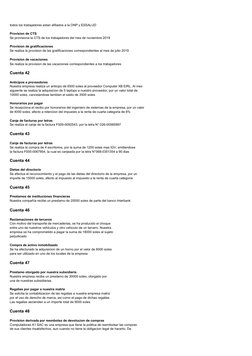 todos los trabajadores estan afiliados a la ONP y ESSALUD
Provision de CTS
Se provisiona la CTS de los trabajadores del mes d