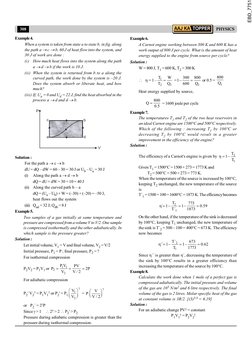 308
PHYSICS
Example 4.
When a system is taken from state a to state b, in fig. along
the path a ® c ® b, 60 J of heat flow in
