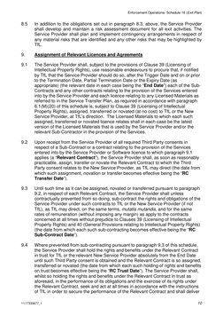 Enforcement Operations- Schedule 16 (Exit Plan) 
11/17333677_1 
10 
8.5 
In addition to the obligations set out in paragraph
