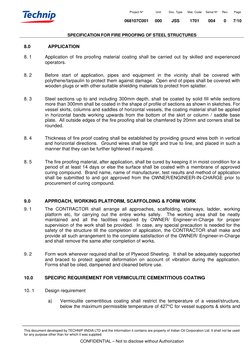 Steel Fireproofing Specification Guide | PDF | Structural Steel | Pipe ...