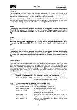 July 1995 
 
IPS-E-AR-160 
 
 
   2 
1. SCOPE 
This Engineering Standard covers the minimum requirements of design and fa