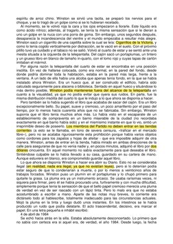espíritu de arroz chino. Winston se sirvió una tacita, se preparó los nervios para el
choque, y se lo tragó de un golpe como