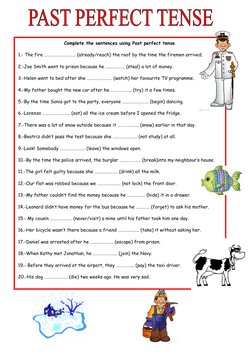 Complete the sentences using Past perfect tense.
1.- The fire ………………………… (already/reach) the roof by the time the firemen arr