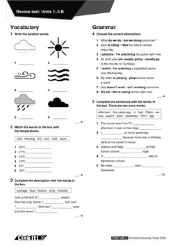 Link It 2 Review Test Units 1-2 | PDF