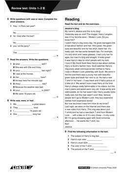 Link It 2 Review Test Units 1-2 | PDF