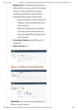 Outbound IDOC Configuration in SAP | PDF | Parameter (Computer ...
