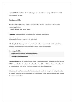 Atfd Working Process ATFD Working Principle and Design Guide | PDF | Heat Transfer | Evaporation