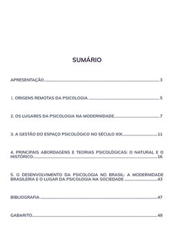 APRESENTAÇÃO.................................................................................................................