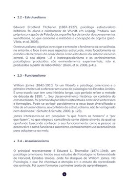 9
• 2.2 - Estruturalismo
Edward Bradford Titchener (1867-1927), psicólogo estruturalista
britânico, foi aluno e colaborador