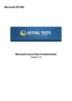 Microsoft DP-900 Exam Guide | PDF | Databases | Microsoft Azure