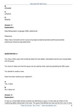 Microsoft DP-900 Exam Guide | PDF | Databases | Microsoft Azure