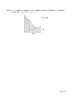 Year 7 Maths Revision Guide: Autumn Term | PDF | Area | Elementary ...