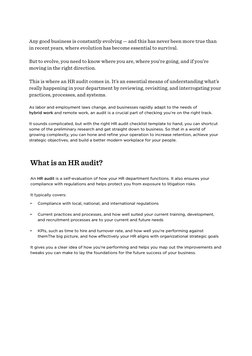 Any good business is constantly evolving — and this has never been more true than 
in recent years, where evolution has becom