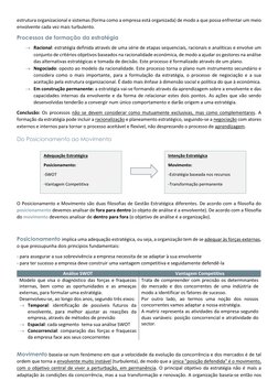 estrutura organizacional e sistemas (forma como a empresa está organizada) de modo a que possa enfrentar um meio 
envolvente