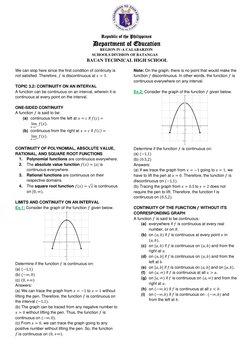 Basic Calculus Limits Reviewer | PDF | Tangent | Slope