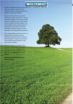 2
A história da Moldemaq começou quando, em 
1976, o casal Marino e Maria Tecilla (in 
memoriam), criaram uma pequena fábrica