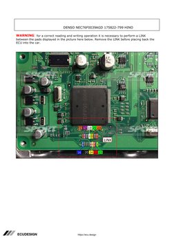 Hino Denso ECU 175822-799 Pinout Guide | PDF