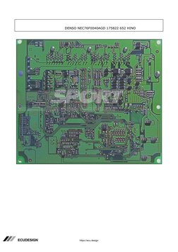 Hino Denso ECU 175822 Connection Guide | PDF | Electrical