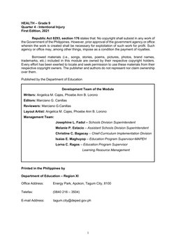 Q4 Health 9 Module Final | PDF | Violence | Bullying