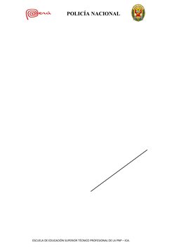     7
POLICÍA NACIONAL 
DEL PERÚ  
          ESCUELA DE EDUCACIÓN SUPERIOR TÉCNICO PROFESIONAL DE LA PNP – ICA.
