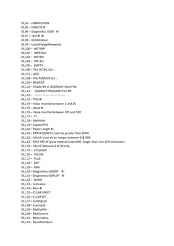 E3D Detailing Error Guide | PDF | Parameter (Computer Programming ...