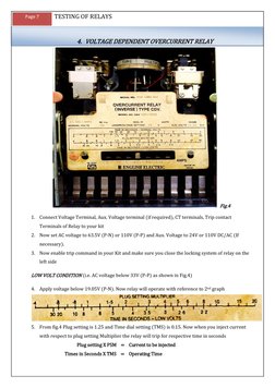Relay Testing Procedures Guide PDF Electric Generator Relay
